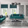 Crystal Yeşil Salon Takımı Modern Koltuk Takımı Crystal Yeşil Salon Takımı Modern Koltuk Takımı