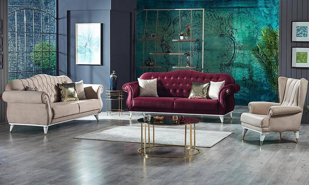 Karşıyaka Salon Takımı Metal Kasa İndirimli Mobilya Karşıyaka Salon Takımı Metal Kasa İndirimli Mobilya