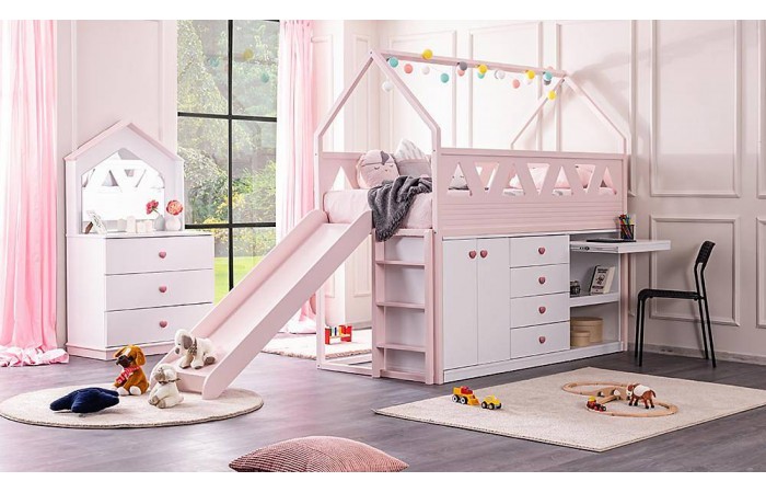 Kity Montessori Oyun Evi Pembe