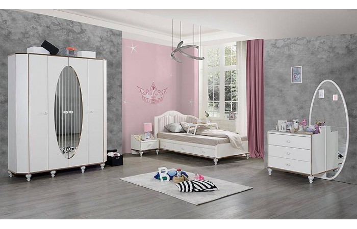 Luna White Genç Odası - Teşhir