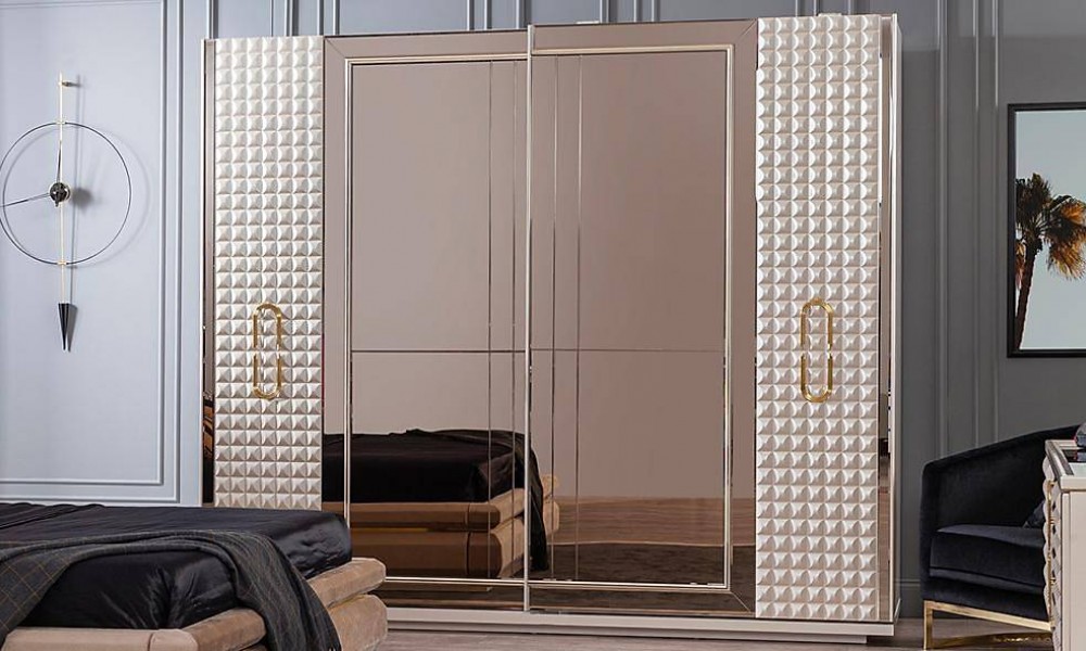 Valentina Luxury Sürgülü Gardrop İndirimli Mobilya