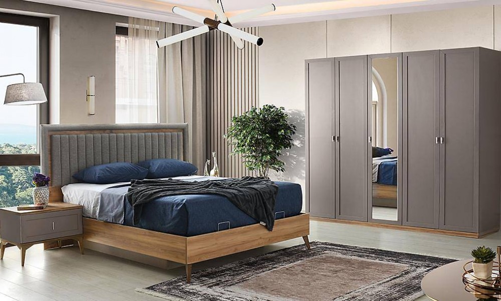 Lavanta 5 Kapaklı Yatak OdasıModern Yatak Odası Lavanta 5 Kapaklı Yatak OdasıModern Yatak Odası