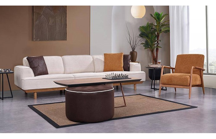 Minotti Ahşap Koltuk Takımı