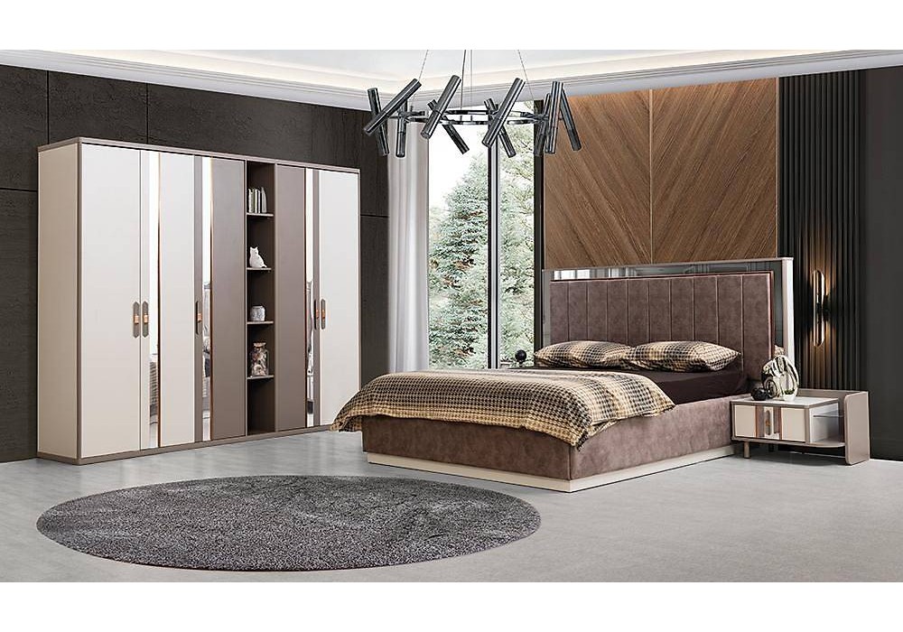 Valdes Bazalı Yatak Odası - 5 Kapılı