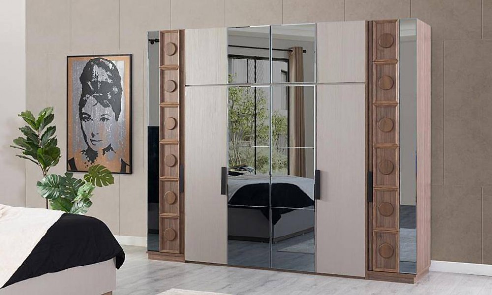 Tunus 6 Kapılı Gardrop İndirimli Mobilya