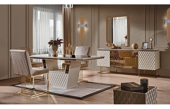Luxor Luxury Yemek Odası - Ekru