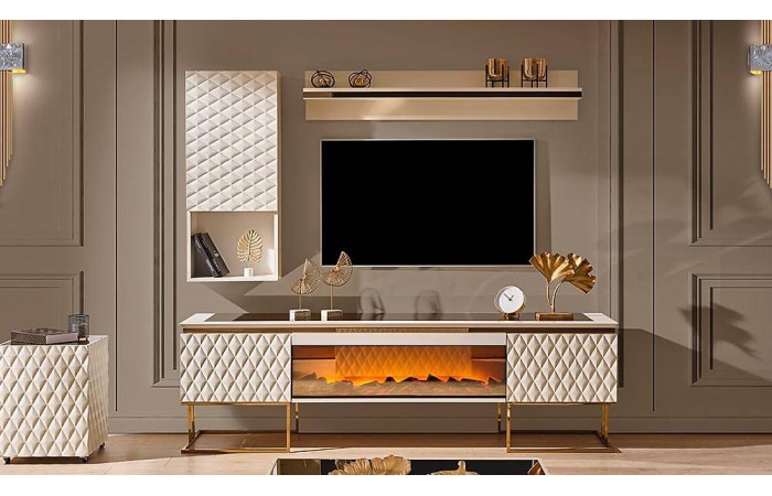 Luxor Luxury Tv Ünitesi - Ekru