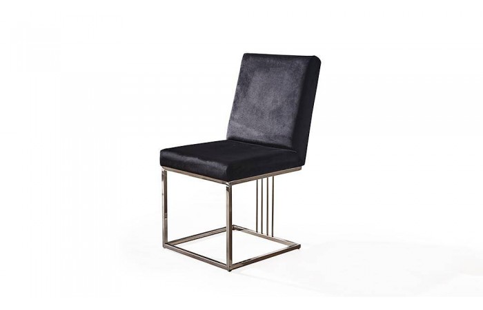 Luxor Luxury Sandalye 6 Adet - Metalik Gri