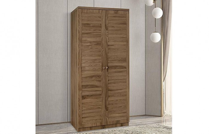 Justo Ceviz Gardrop - 2 Kapılı