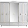 Monreal 6 Kapılı Mdf GardropKapaklı Gardırop Monreal 6 Kapılı Mdf GardropKapaklı Gardırop