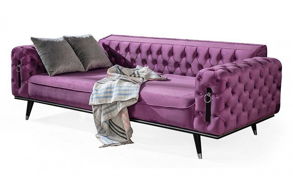 Liona Pembe Salon Takımı Modern Koltuk Takımı Liona Pembe Salon Takımı Modern Koltuk Takımı
