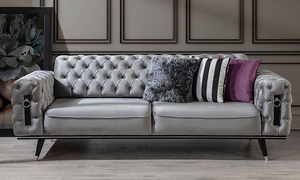 Liona Pembe Salon Takımı Modern Koltuk Takımı Liona Pembe Salon Takımı Modern Koltuk Takımı