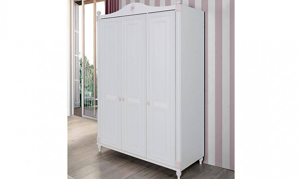 White Romantic 3 Kapılı Gardrop İndirimli Mobilya White Romantic 3 Kapılı Gardrop İndirimli Mobilya