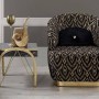Crystal Gold Salon Takımı İndirimli Mobilya
