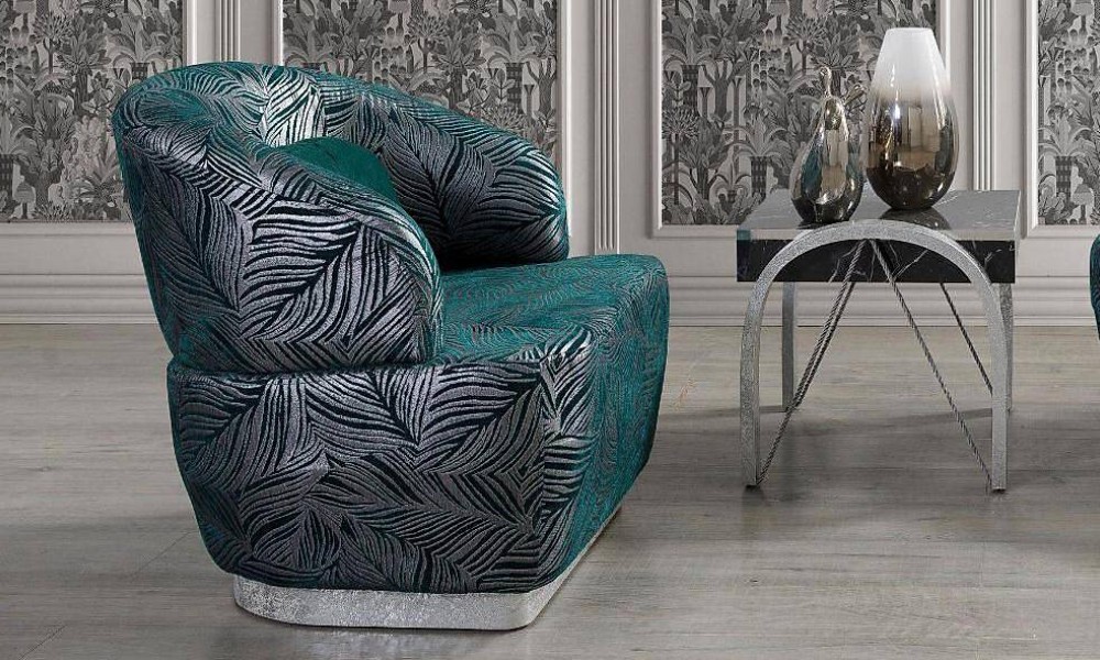 Crystal Yeşil Salon Takımı Modern Koltuk Takımı Crystal Yeşil Salon Takımı Modern Koltuk Takımı