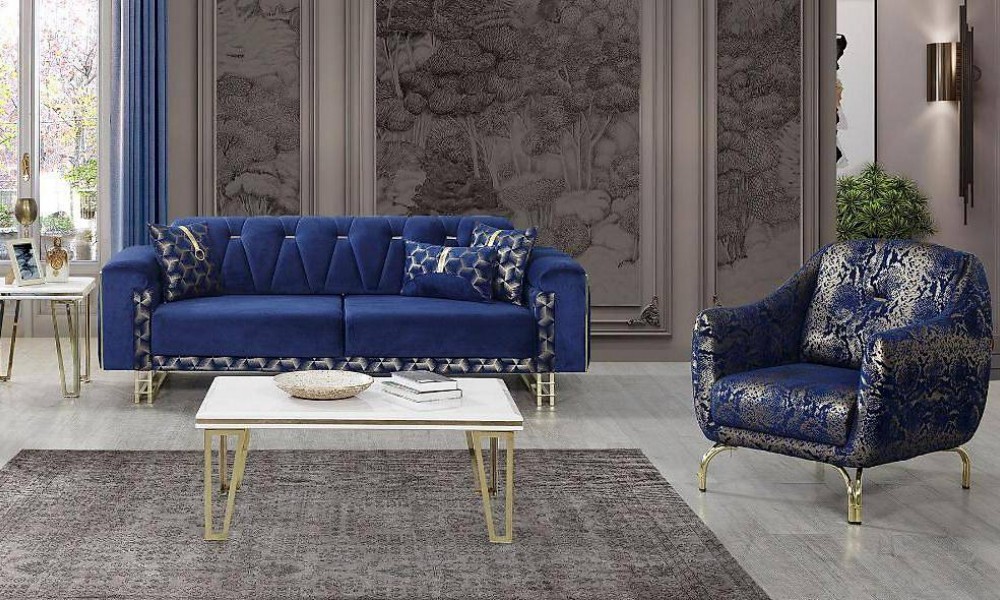 Nehir Gold Salon Takımı İndirimli Mobilya