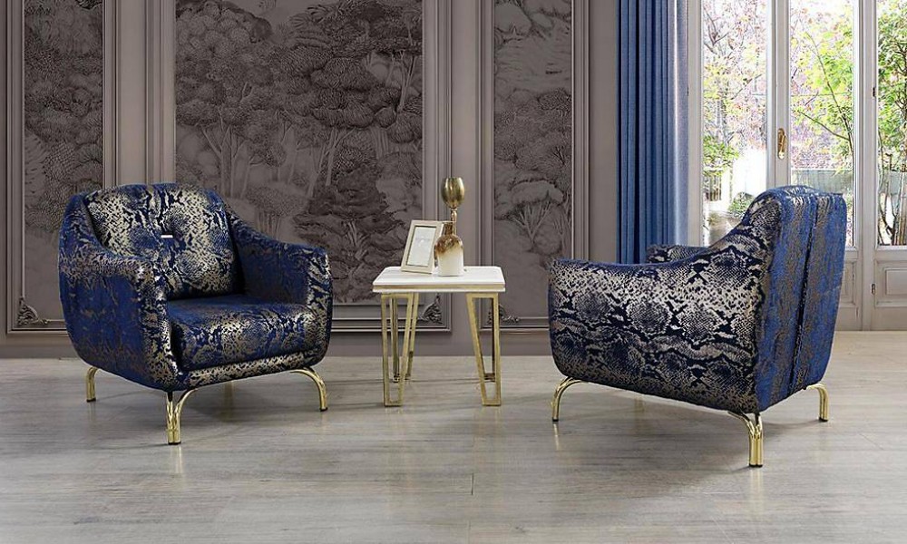 Nehir Gold Salon Takımı İndirimli Mobilya