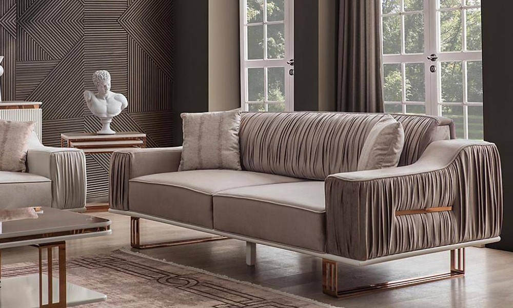 Orenda Krem Salon Takımı İndirimli Mobilya Orenda Krem Salon Takımı İndirimli Mobilya