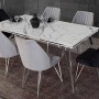 Salvador Beyaz Yemek Odası İndirimli Mobilya