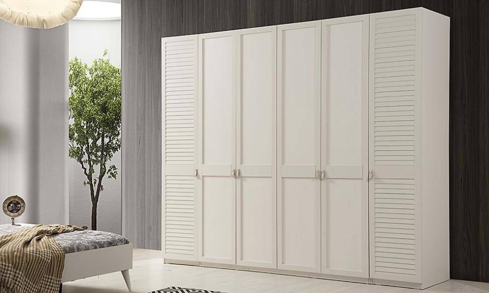 Trio 6 Kapılı Gardrop İndirimli Mobilya