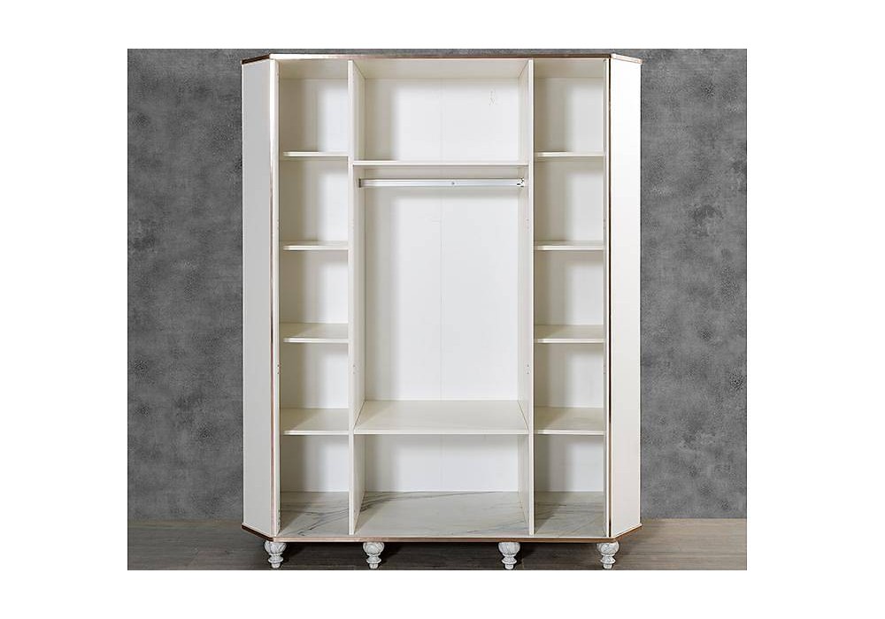 Luna White 4 Kapılı Gardrop