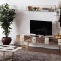 Sevilla Ekru - Gold Tv Ünitesi İndirimli Mobilya