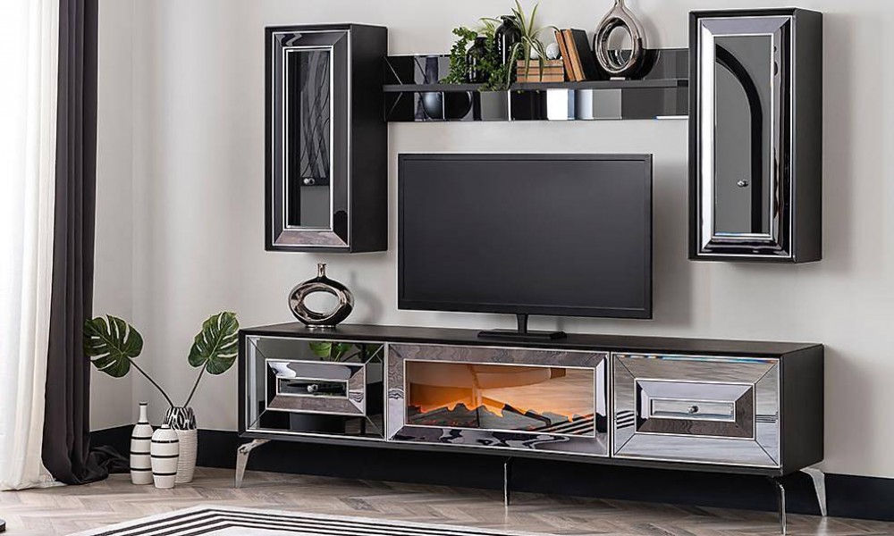 Lukka Antrasit Tv Ünitesi Modern TV Ünitesi Lukka Antrasit Tv Ünitesi Modern TV Ünitesi