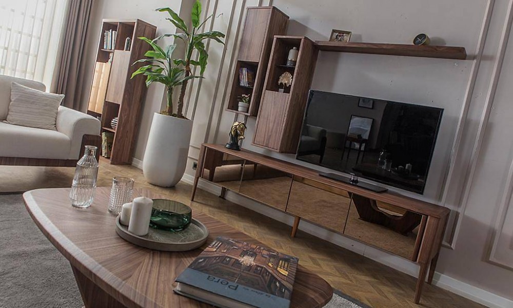 Frezya Tv Ünitesi V3Ahşap TV Ünitesi Frezya Tv Ünitesi V3Ahşap TV Ünitesi