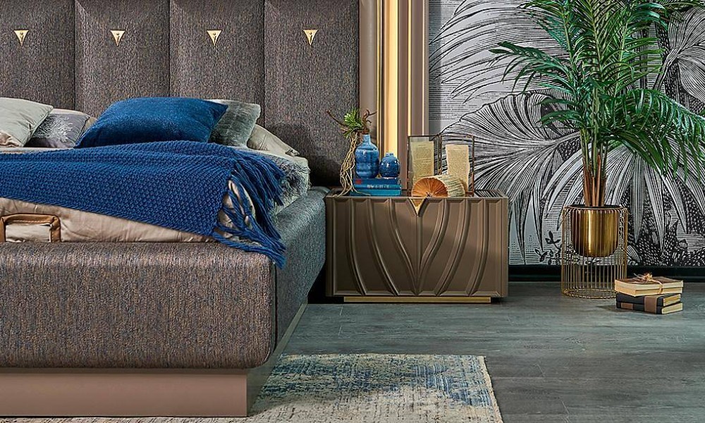 Hilton Bazalı Yatak Odası İndirimli Mobilya