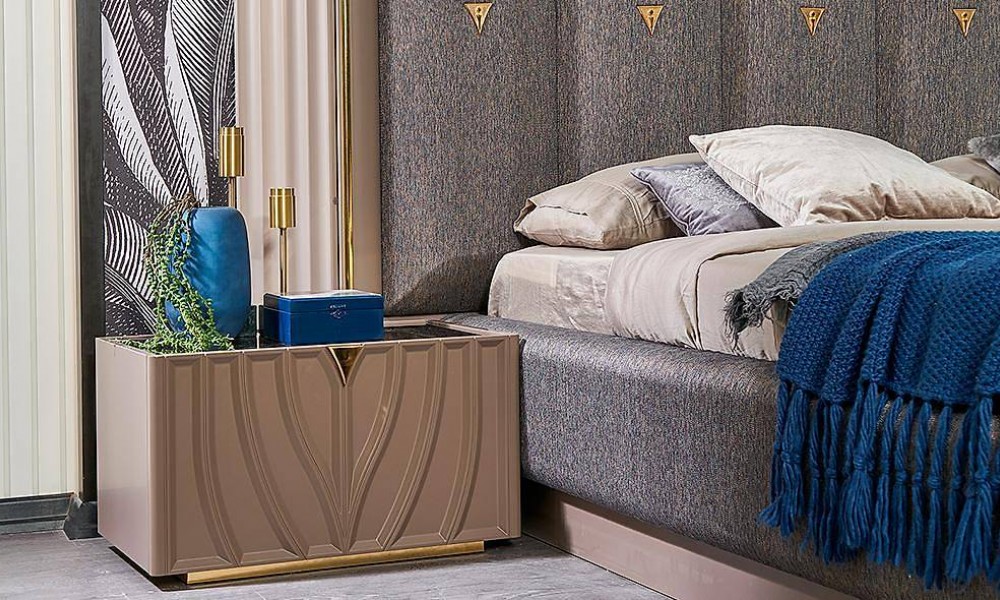 Hilton Bazalı Yatak Odası İndirimli Mobilya