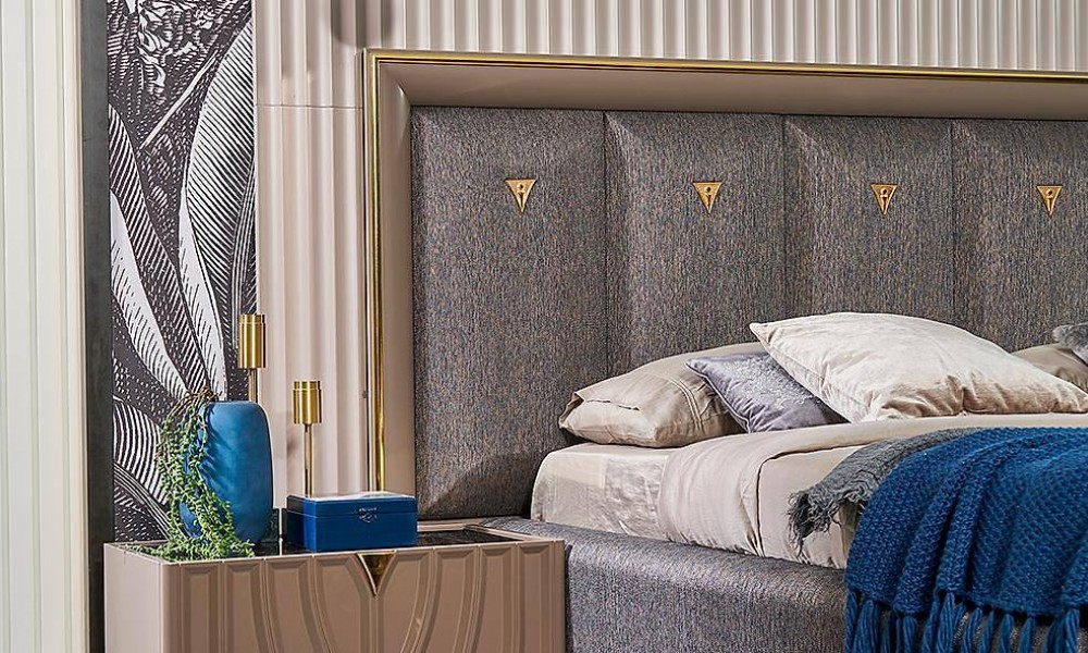 Hilton Bazalı Yatak Odası İndirimli Mobilya
