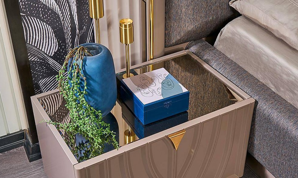 Hilton Bazalı Yatak Odası İndirimli Mobilya