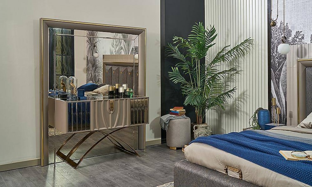 Hilton Bazalı Yatak Odası İndirimli Mobilya