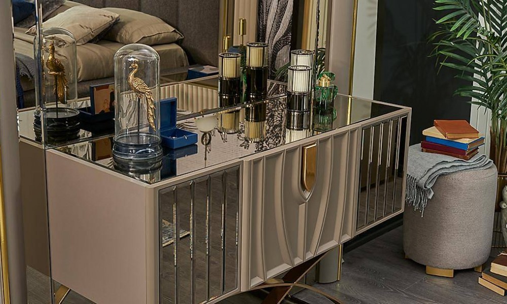 Hilton Bazalı Yatak Odası İndirimli Mobilya