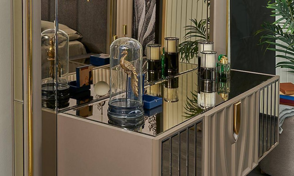 Hilton Bazalı Yatak Odası İndirimli Mobilya