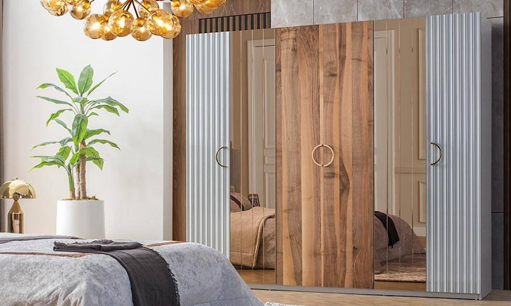 Vilza 6 Kapılı GardropKapaklı Gardırop Vilza 6 Kapılı GardropKapaklı Gardırop