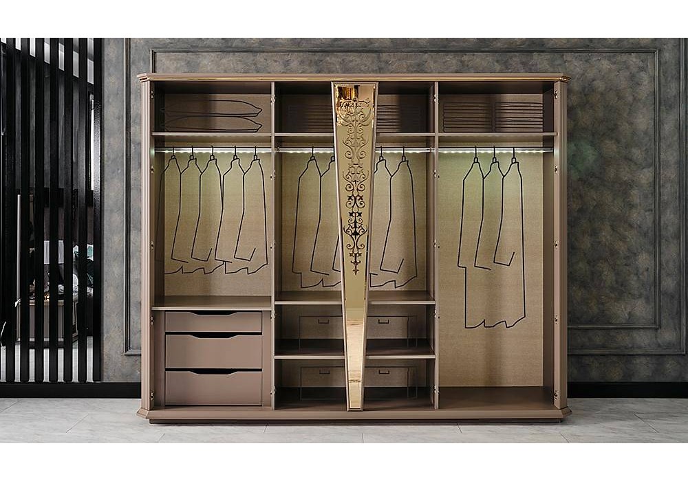 Minola Luxury 6 Kapılı Gardrop