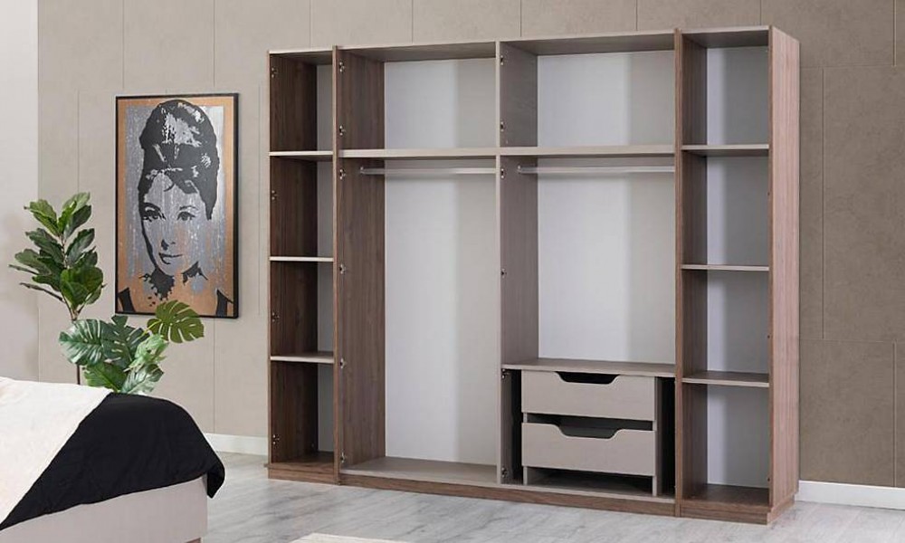 Tunus 6 Kapılı Gardrop İndirimli Mobilya