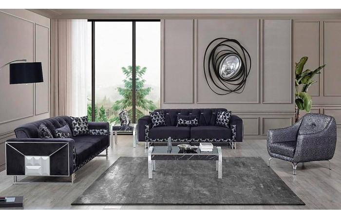 Nehir Gümüş Salon Takımı