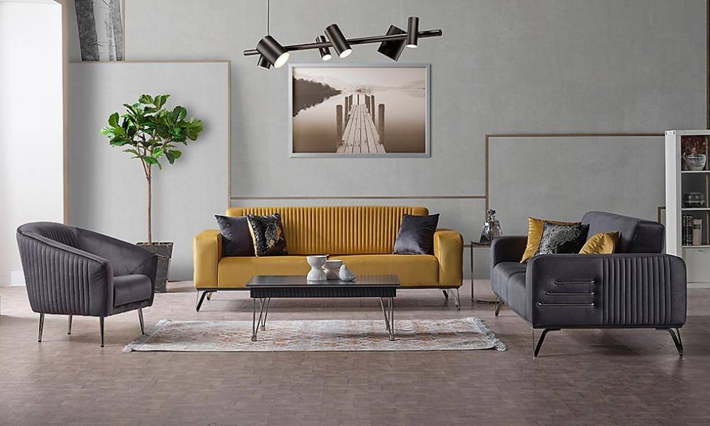 Esila Salon Takımı Metal Kasa Esila Salon Takımı Metal Kasa