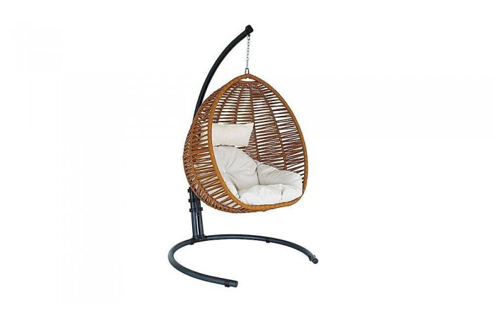 Mykonos Rattan Kahve Balkon - Bahçe Salıncak