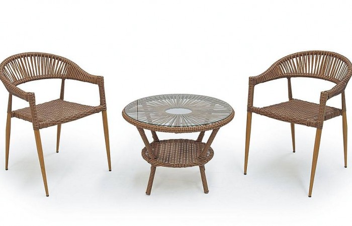 Saga Rattan Çay Seti