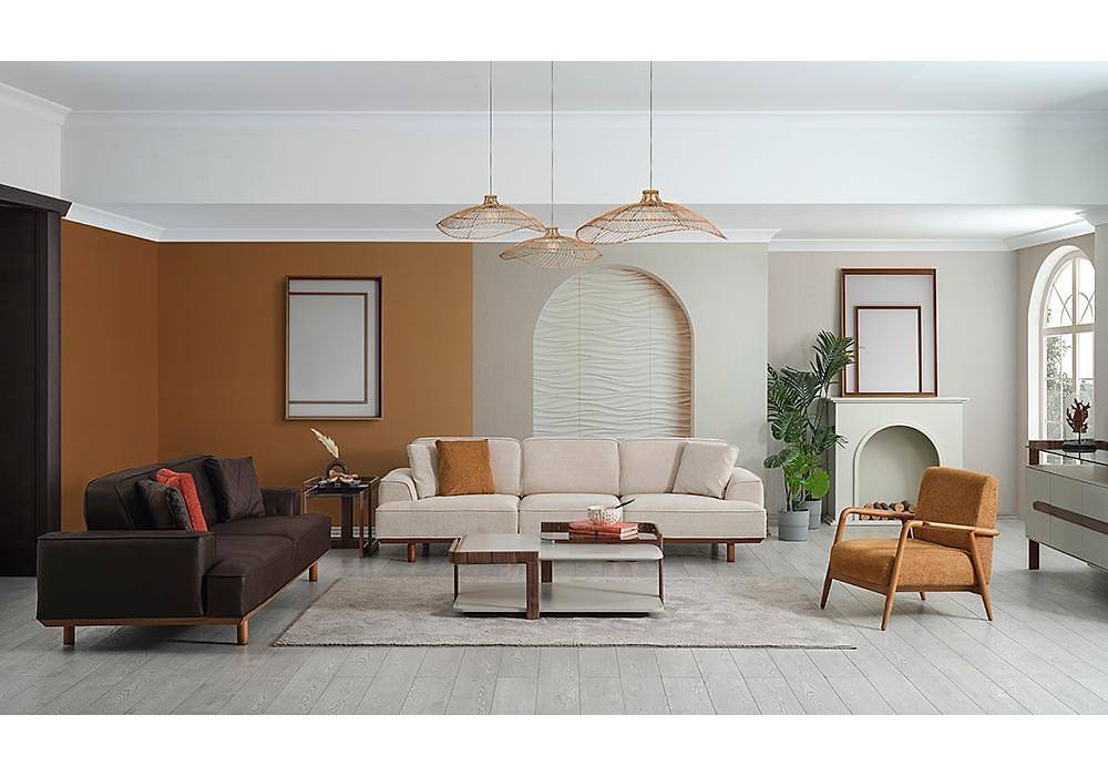 Minotti Ahşap Koltuk Takımı