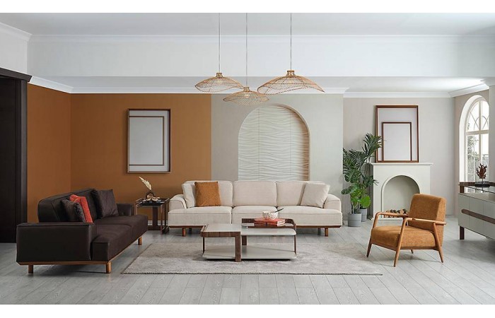 Minotti Ahşap Koltuk Takımı