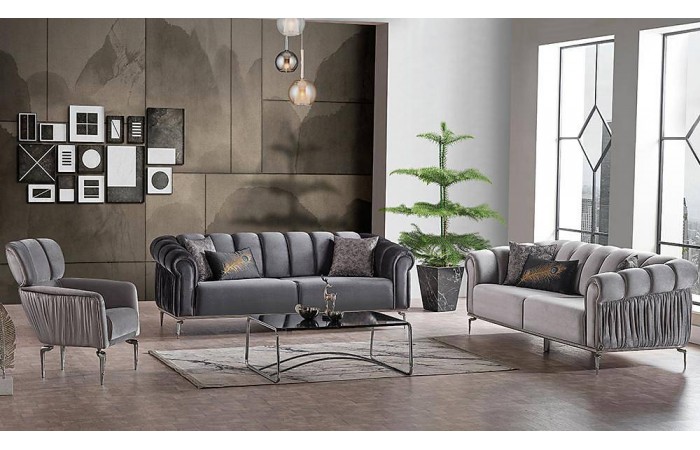 Capris Salon Takımı Metal Kasa