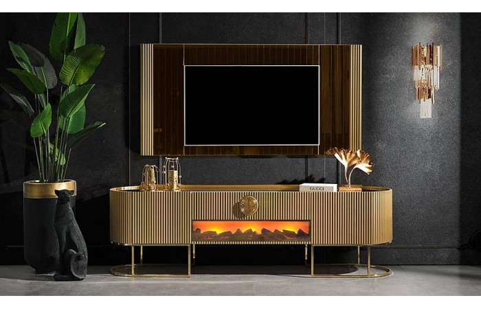 Crown Tv Ünitesi - Gold