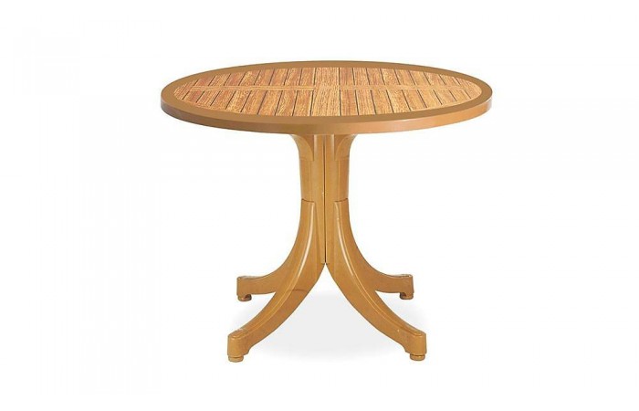 Pera 90 Teak Ahşap Dekor Masa