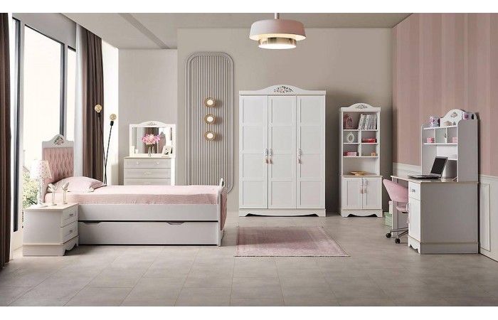 Pink Genç Odası - 3 Kapılı