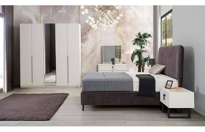Lavinya Bazalı Yatak Odası - 5 Kapılı