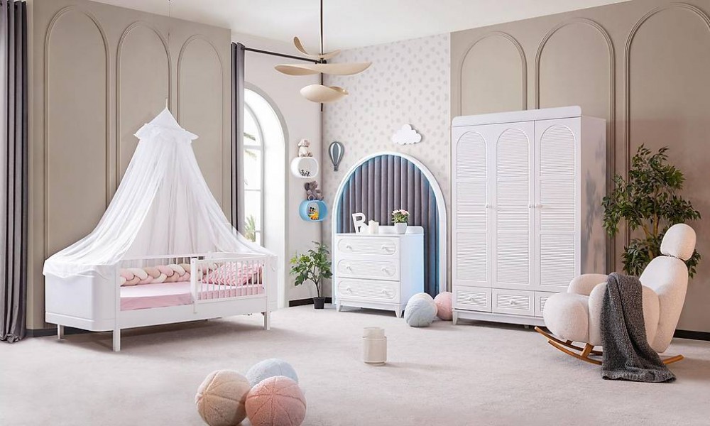 Tilda Montessori Genç Odası - Beyaz Tilda Montessori Genç Odası - Beyaz